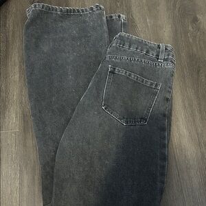 Refuge Women's Dark Gray Flare Jeans